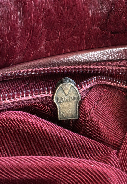 Chanel Vintage Rabbit Fur Shoulder Bag