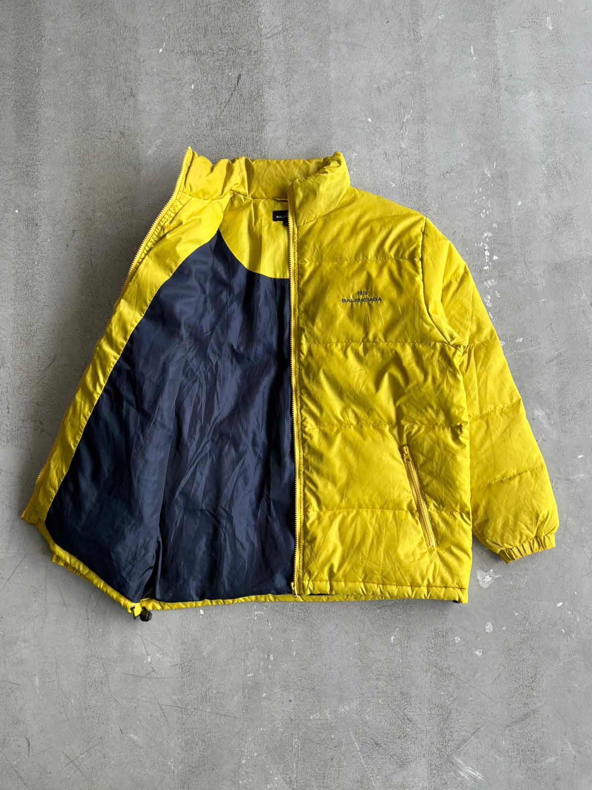 Balenciaga Vintage Yellow Puffer Jacket