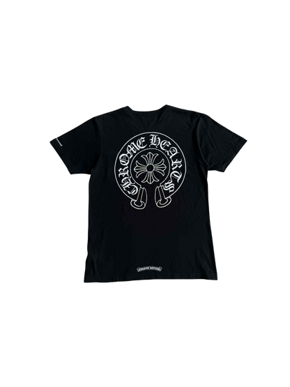 Chrome Hearts Black Horseshoe Design Shirt