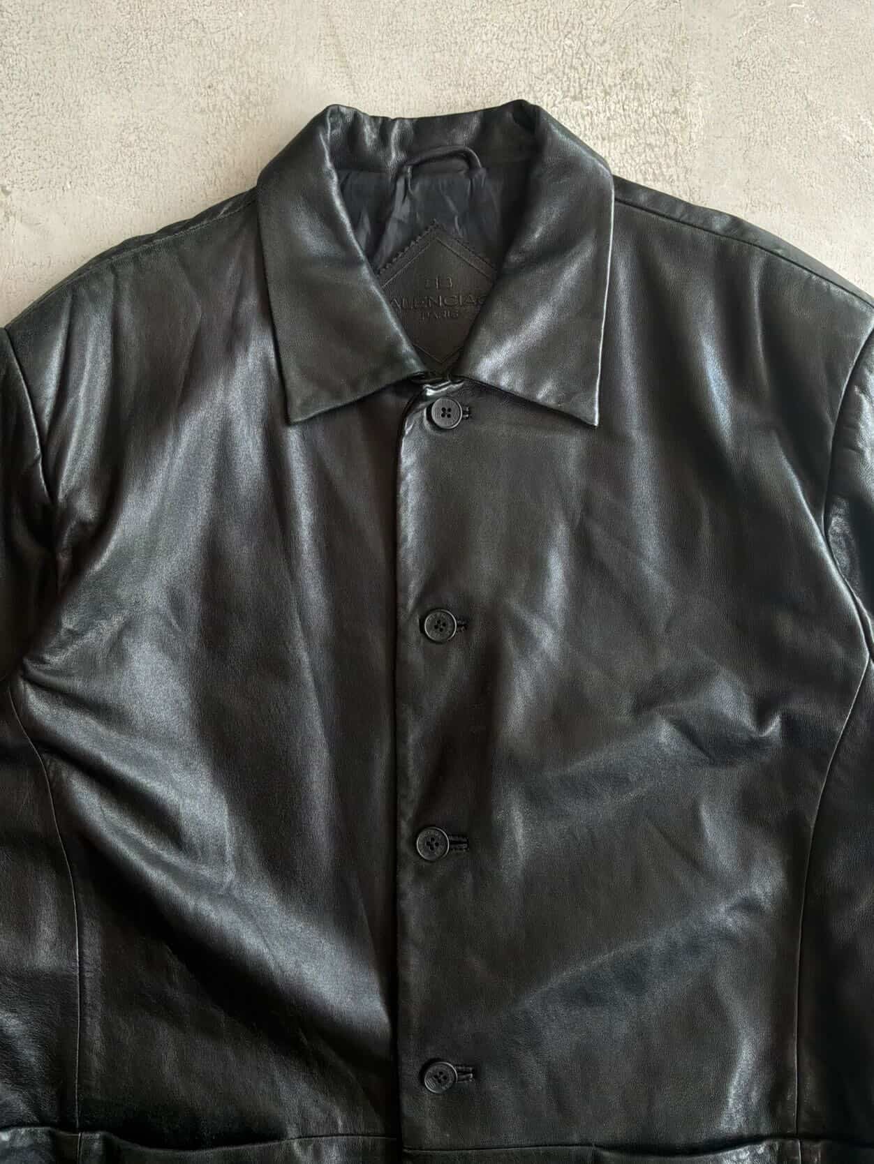 Balenciaga Vintage Leather Coat