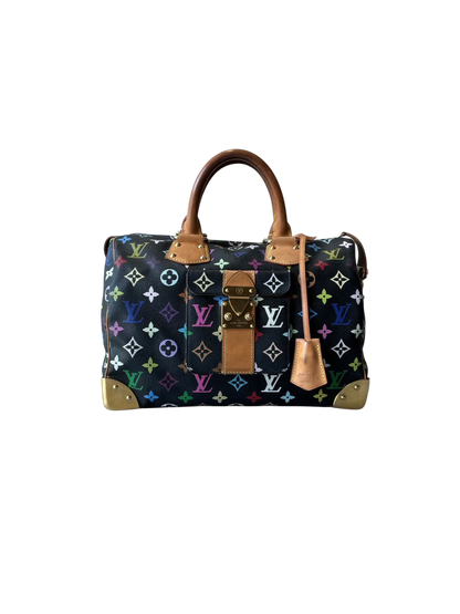 Louis Vuitton X Murakami Black Multicolor Speedy 30