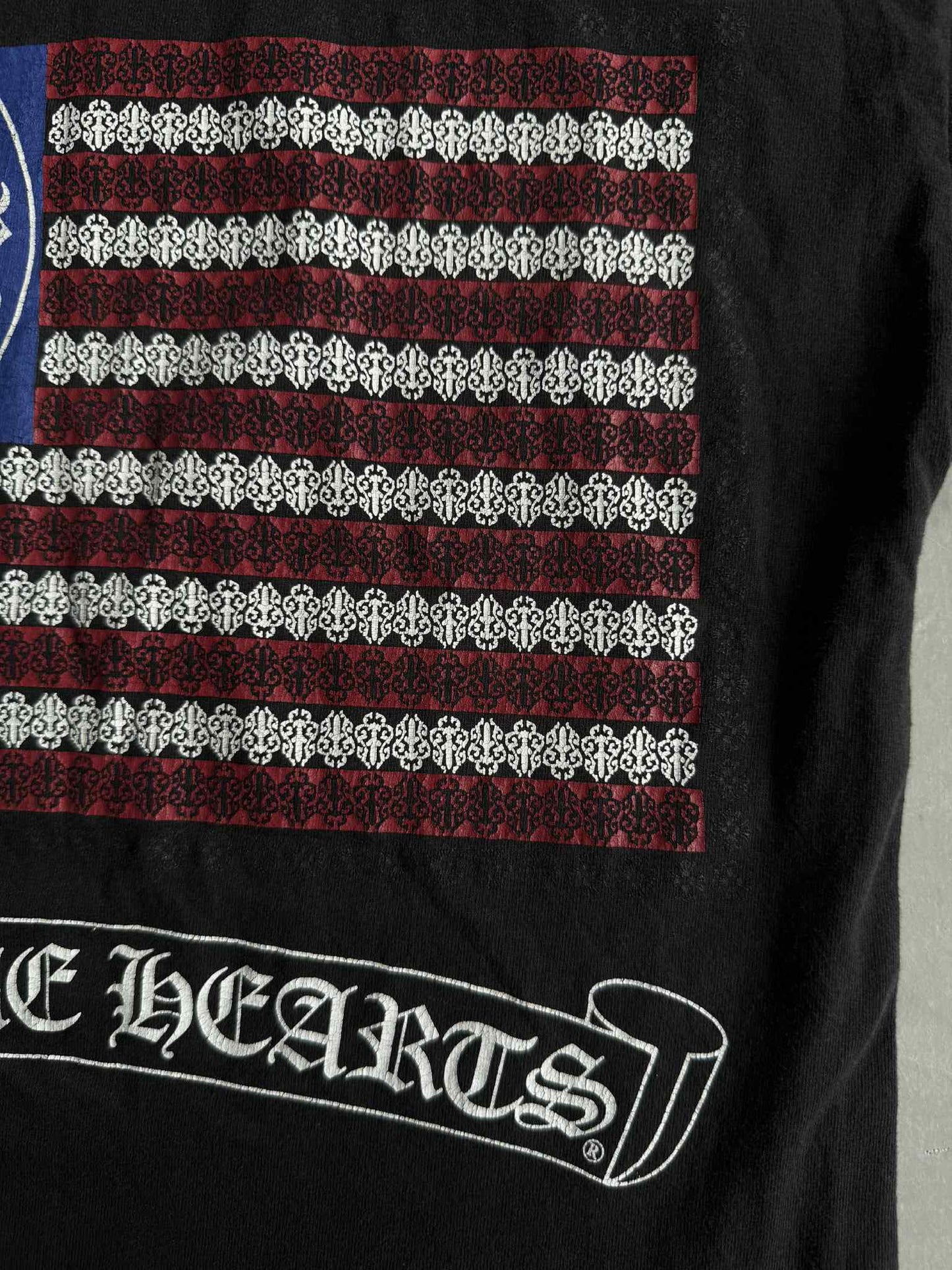 Chrome Hearts Vintage American Flag Dagger Shirt