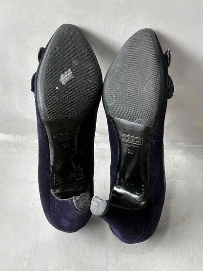 Marc Jacobs Velvet Pumps Heel