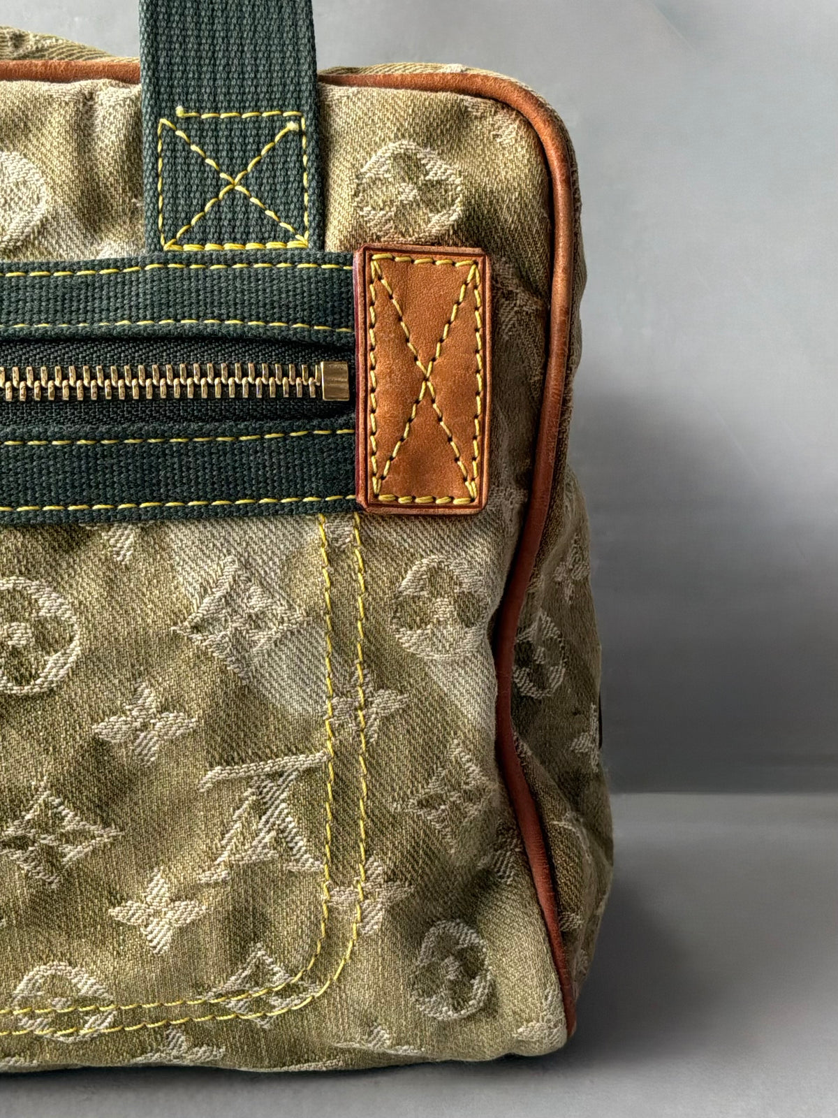 Louis Vuitton x Murakami Monogramouflage Denim Jasmin Bag