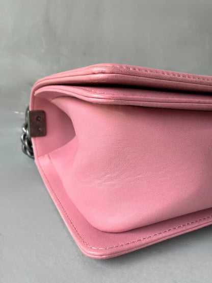 Chanel Light Pink Boy Bag