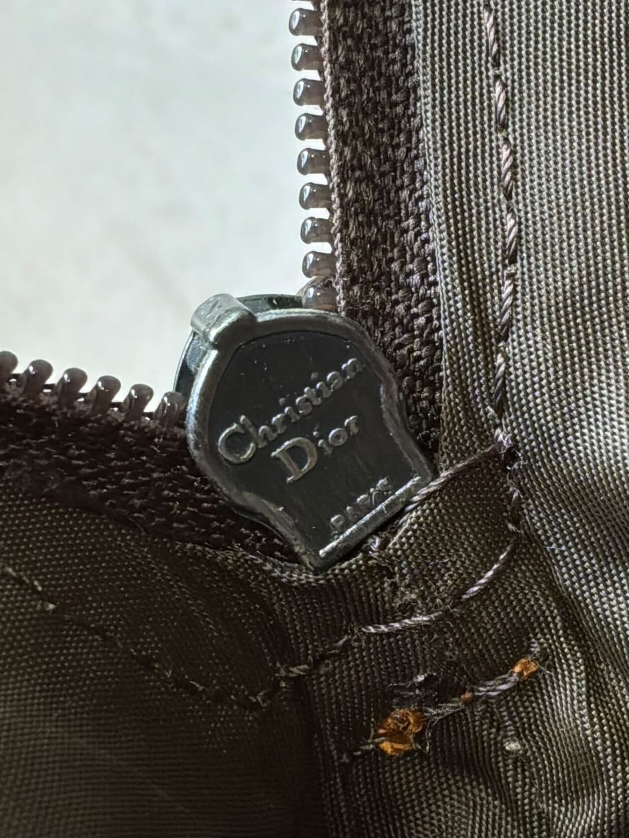 Dior Trotter Leather Boston Bag