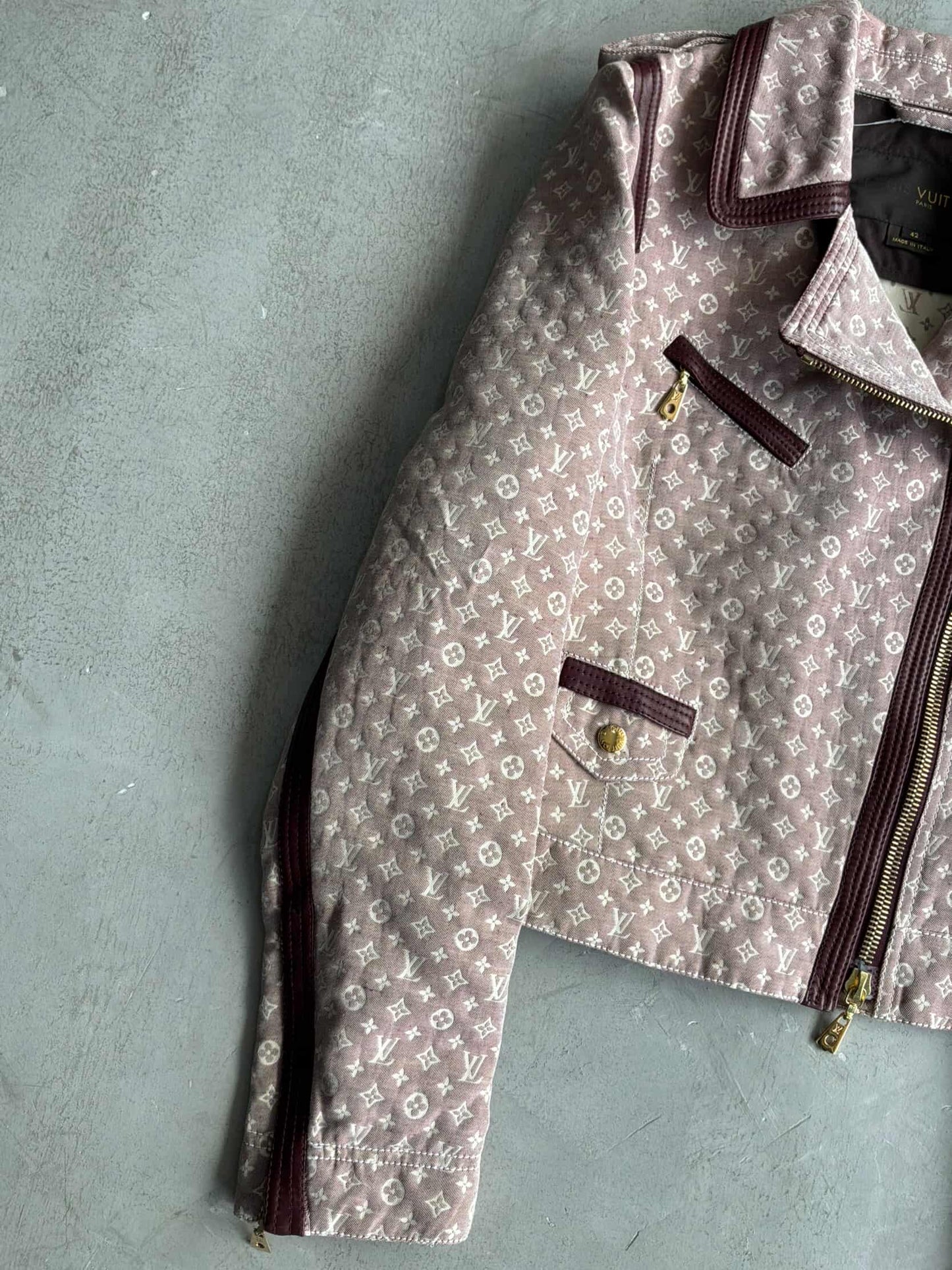 Louis Vuitton Women’s Monogram Biker Jacket