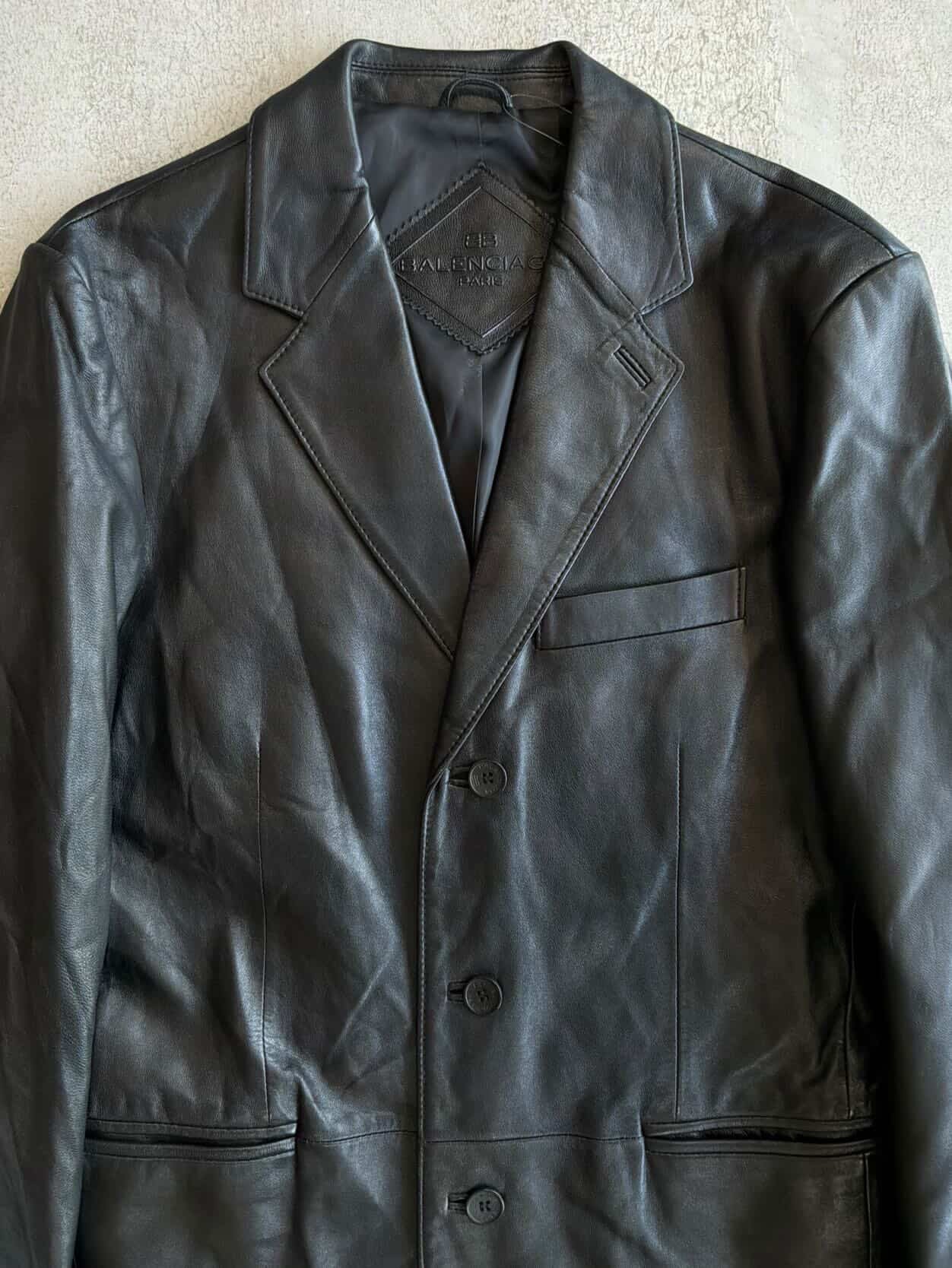 Balenciaga Vintage Leather Coat