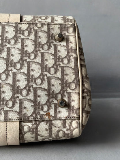 Dior Trotter Floral Patch Bowler Bag
