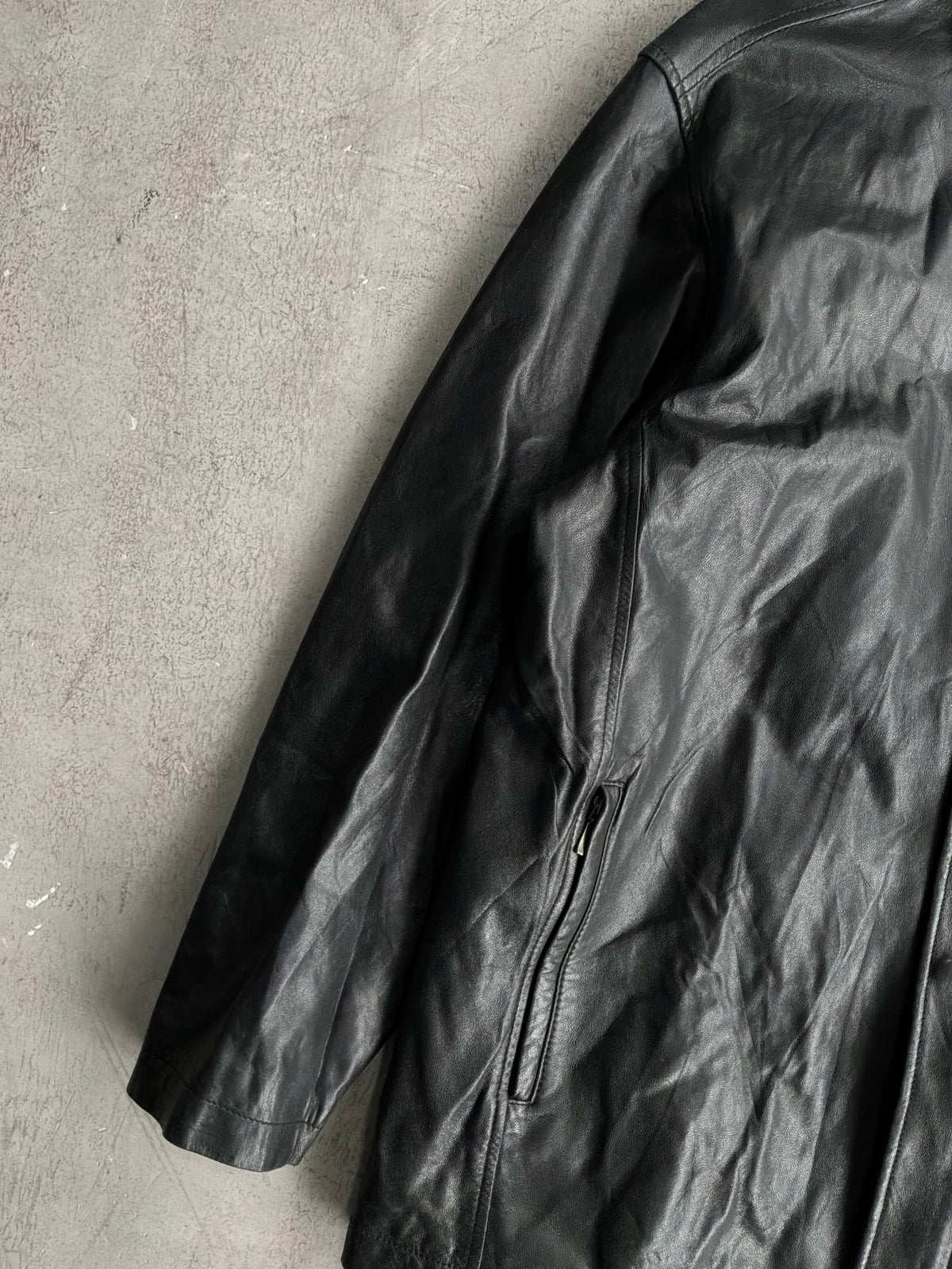 Vintage Balenciaga Harrington Leather Jacket