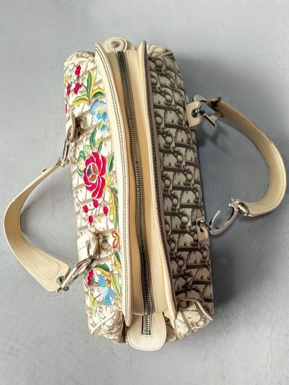 Dior Floral Trotter Bowler Bag