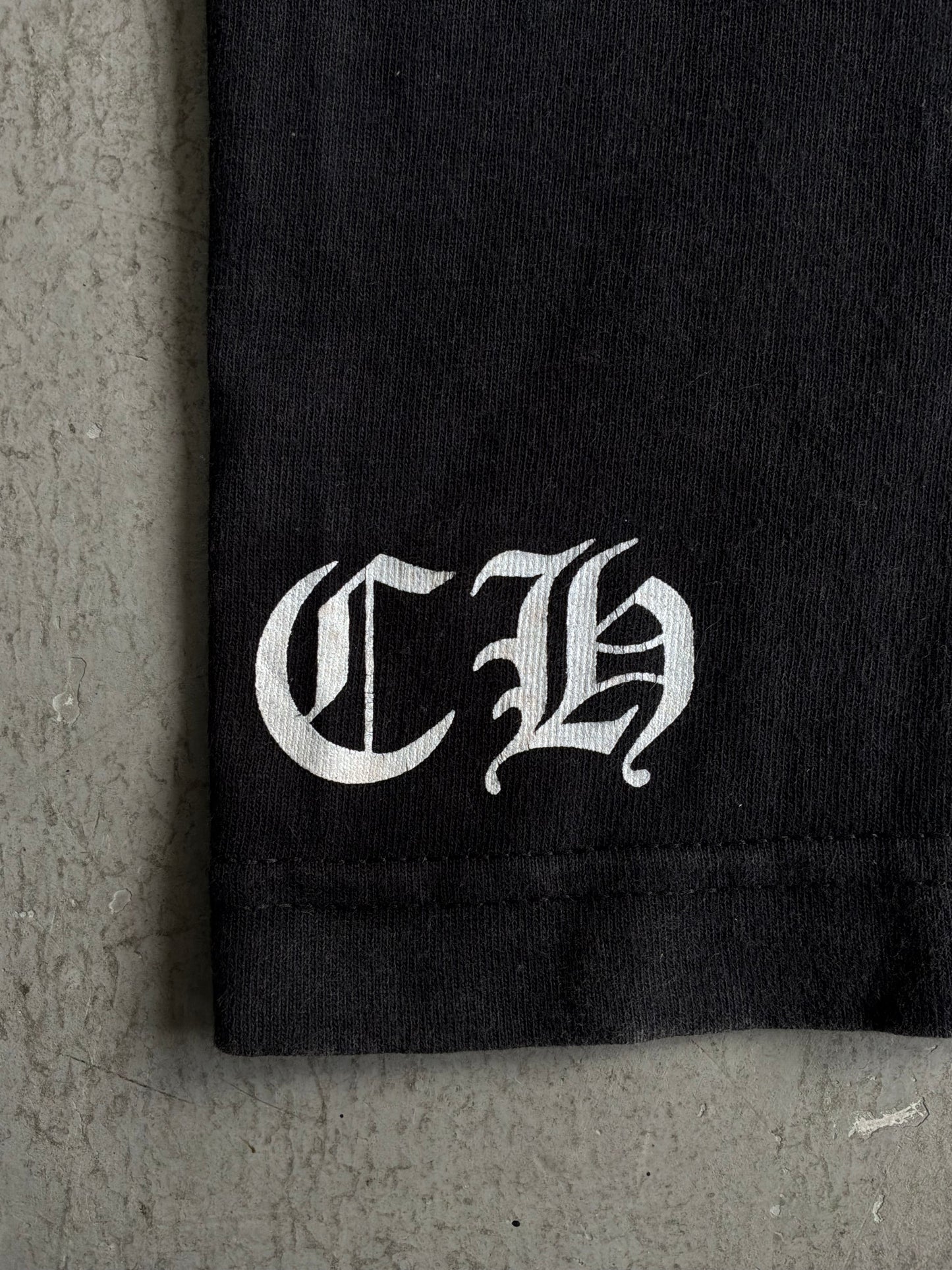 2000s Chrome Hearts Cemetery Sword Black Tee