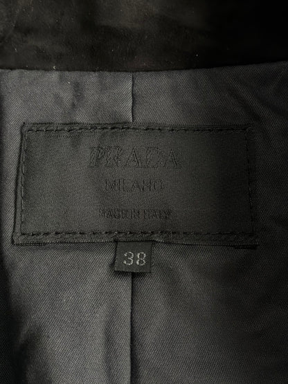 Prada Vintage Suade Button Jacket