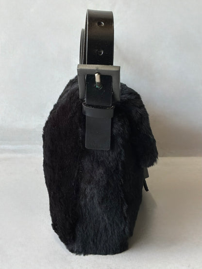 Fendi Rabbit Fur Baguette Bag