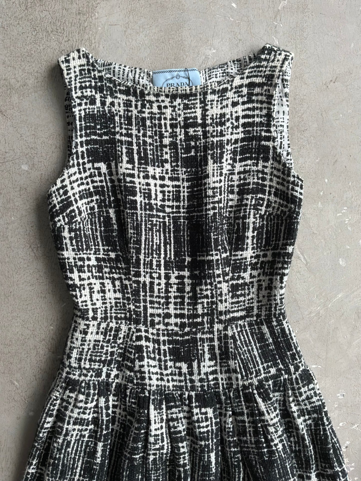 Prada Tweed Cocktail Dress