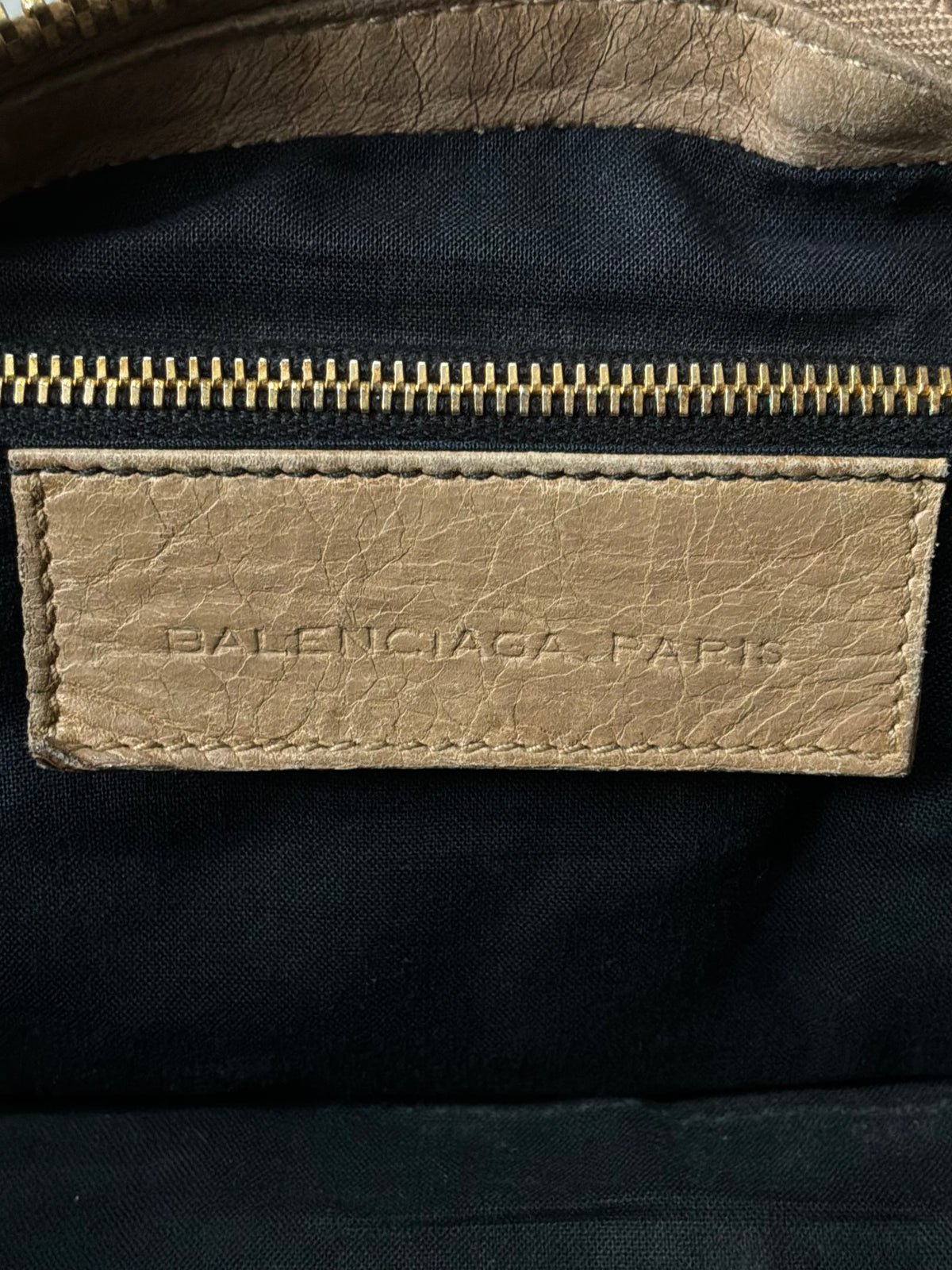 Balenciaga Part Time Old Chevre Beige Giant 21 Lambskin Bag