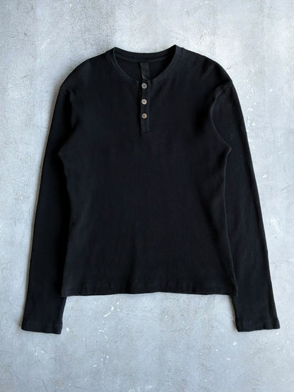 Chrome Hearts Thermal Henley Embroidered Longsleeves