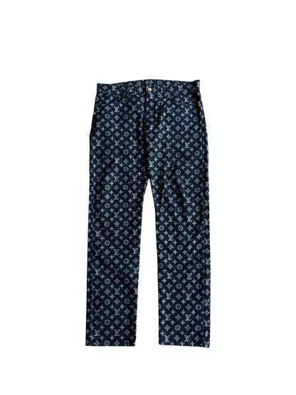 Louis Vuitton Kim Jones Era Monogram Denim Pants