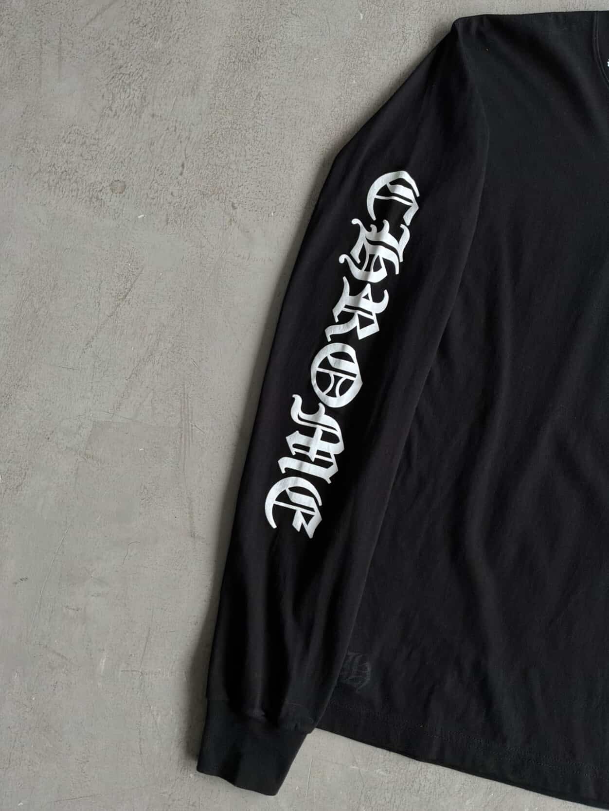 Chrome Hearts Neck And Sleeve Script Longsleeves