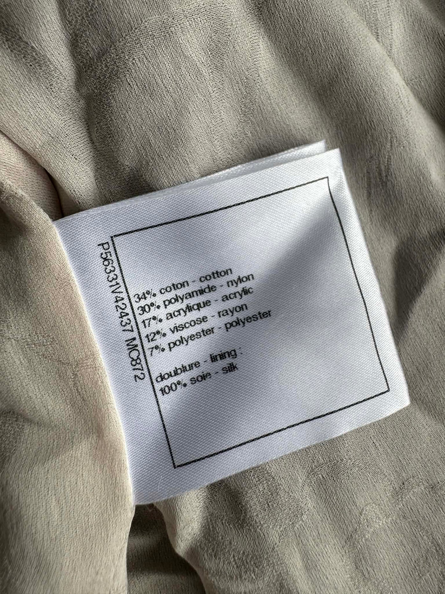 Chanel Multicolor Tweed Velcro Closure Jacket