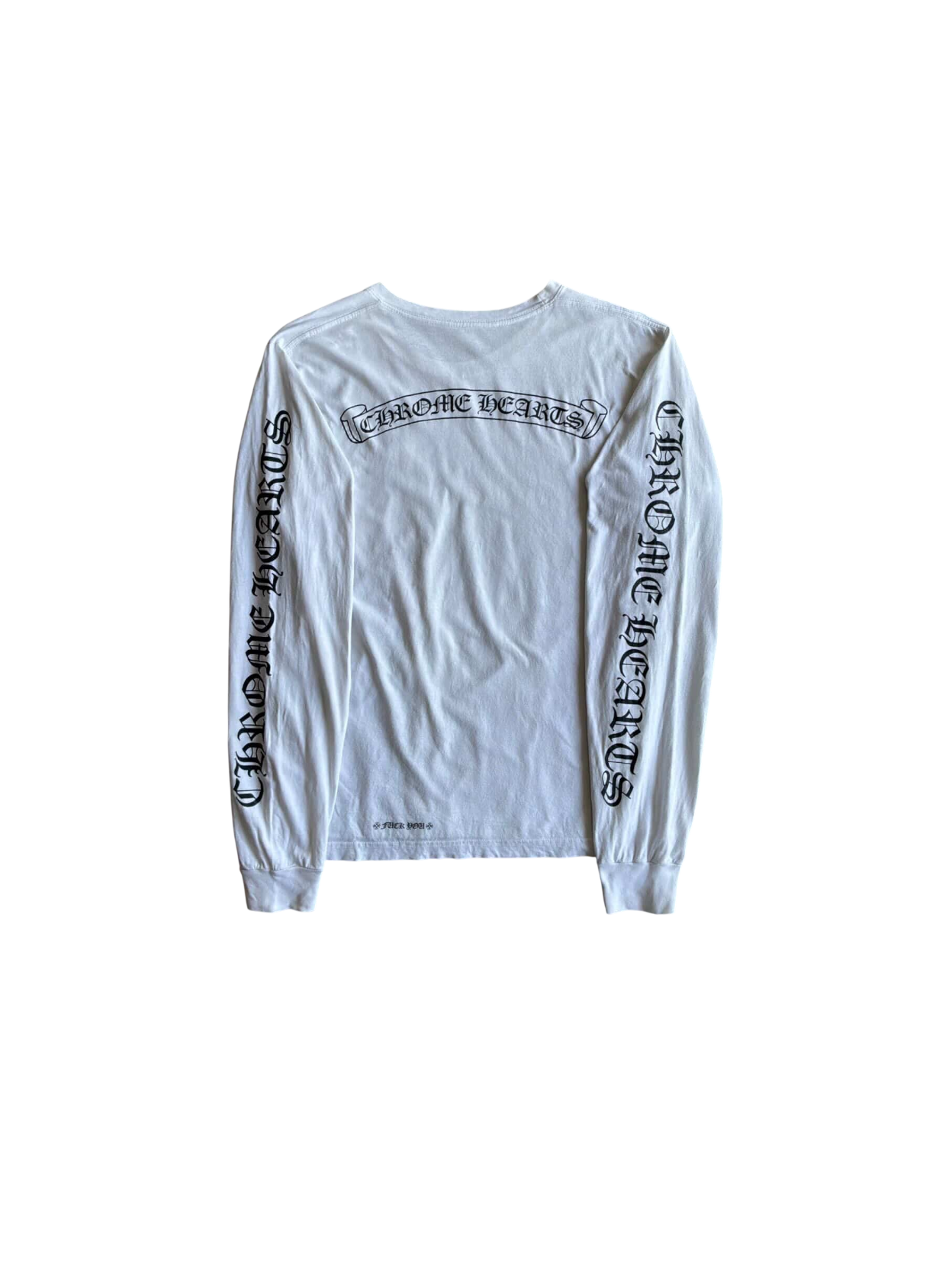 Chrome Hearts Scroll Logo Longsleeves