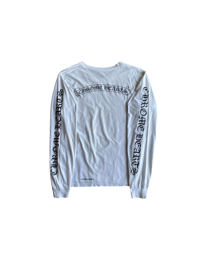 Chrome Hearts Scroll Logo Longsleeves