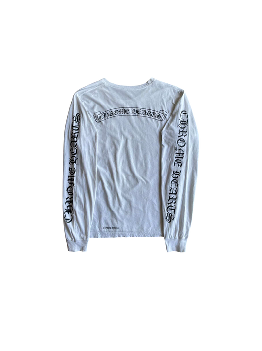 Chrome Hearts Scroll Logo Longsleeves