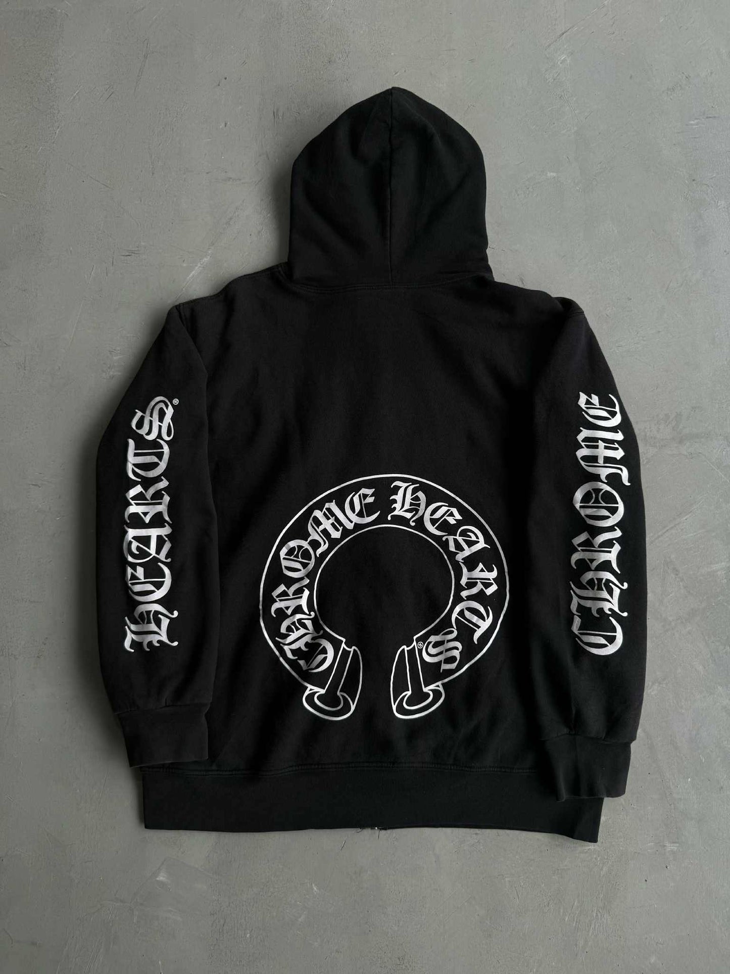 Chrome Hearts Horseshoe Thermal Zip Hoodie