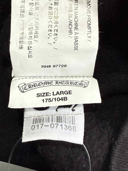 Chrome Hearts Horseshoe Floral Black/red Hoodie