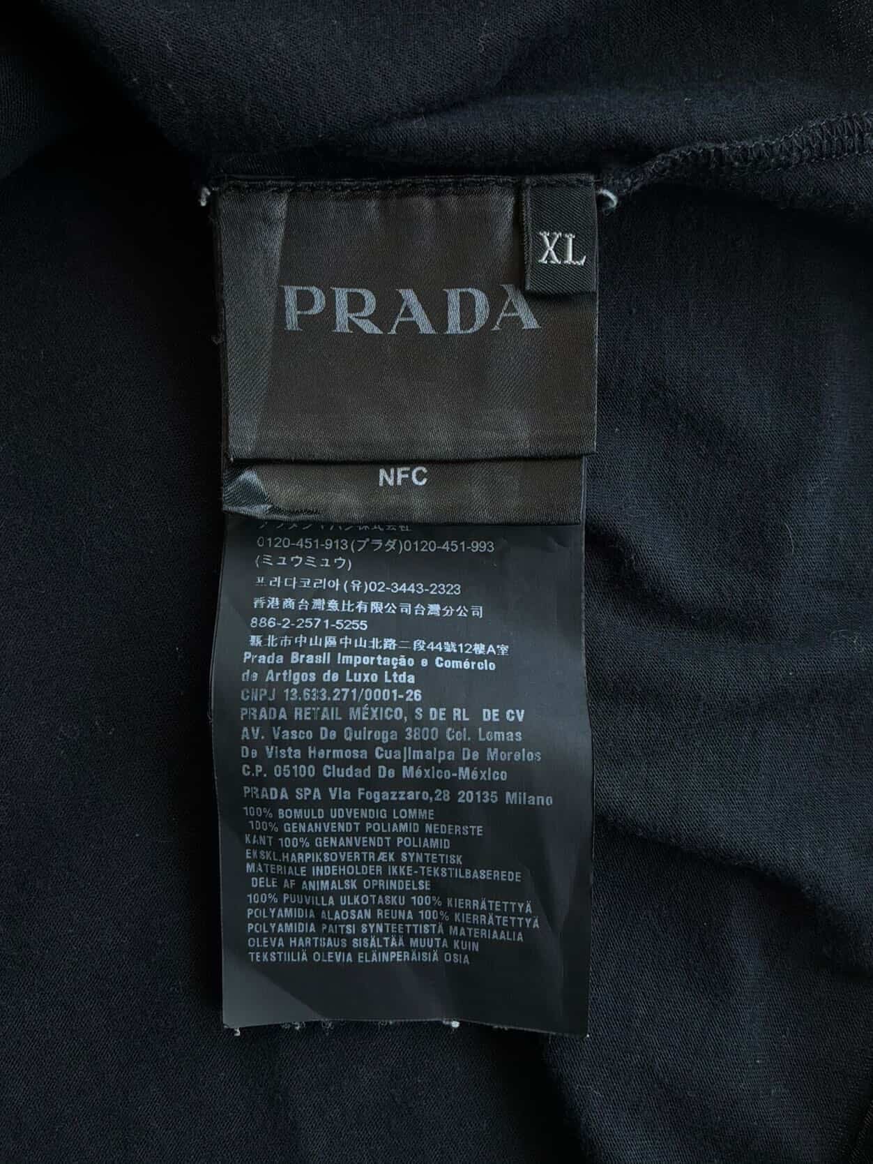 Prada Re-Nylon Emblem Tee