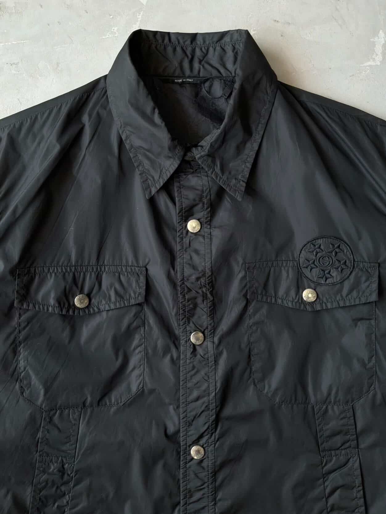Gucci Star Logo Monogram Lining Snap Font Jacket