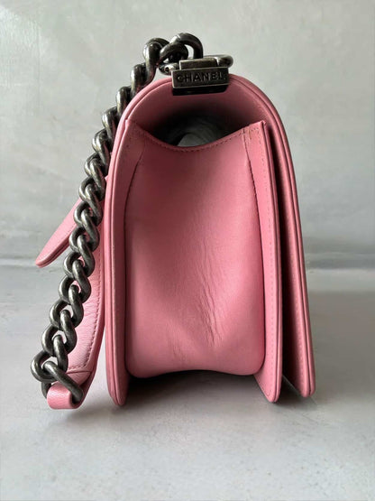 Chanel Light Pink Boy Bag