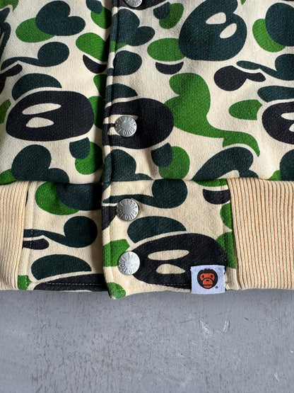 Bape Babymilo Camo Varsity Jacket