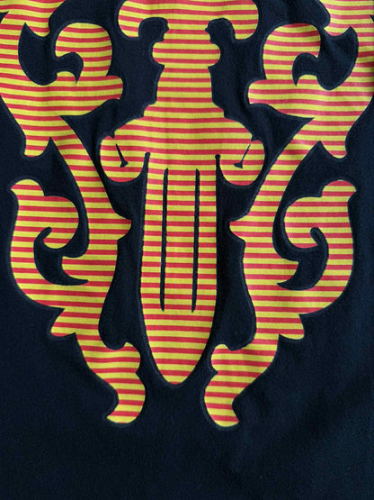 Chrome Hearts Orange Stripes Logo Tee