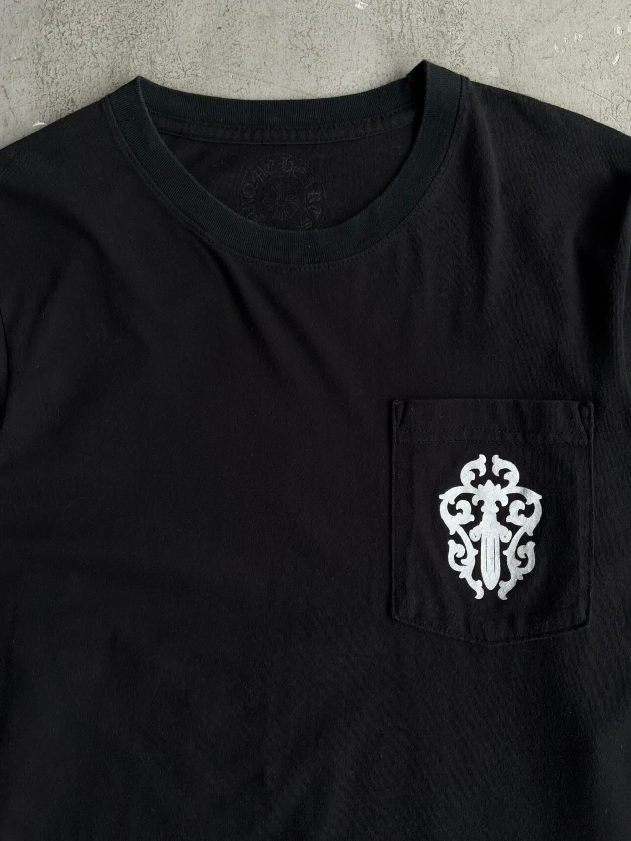 Chrome Hearts Half Script Dagger Black Longsleeves