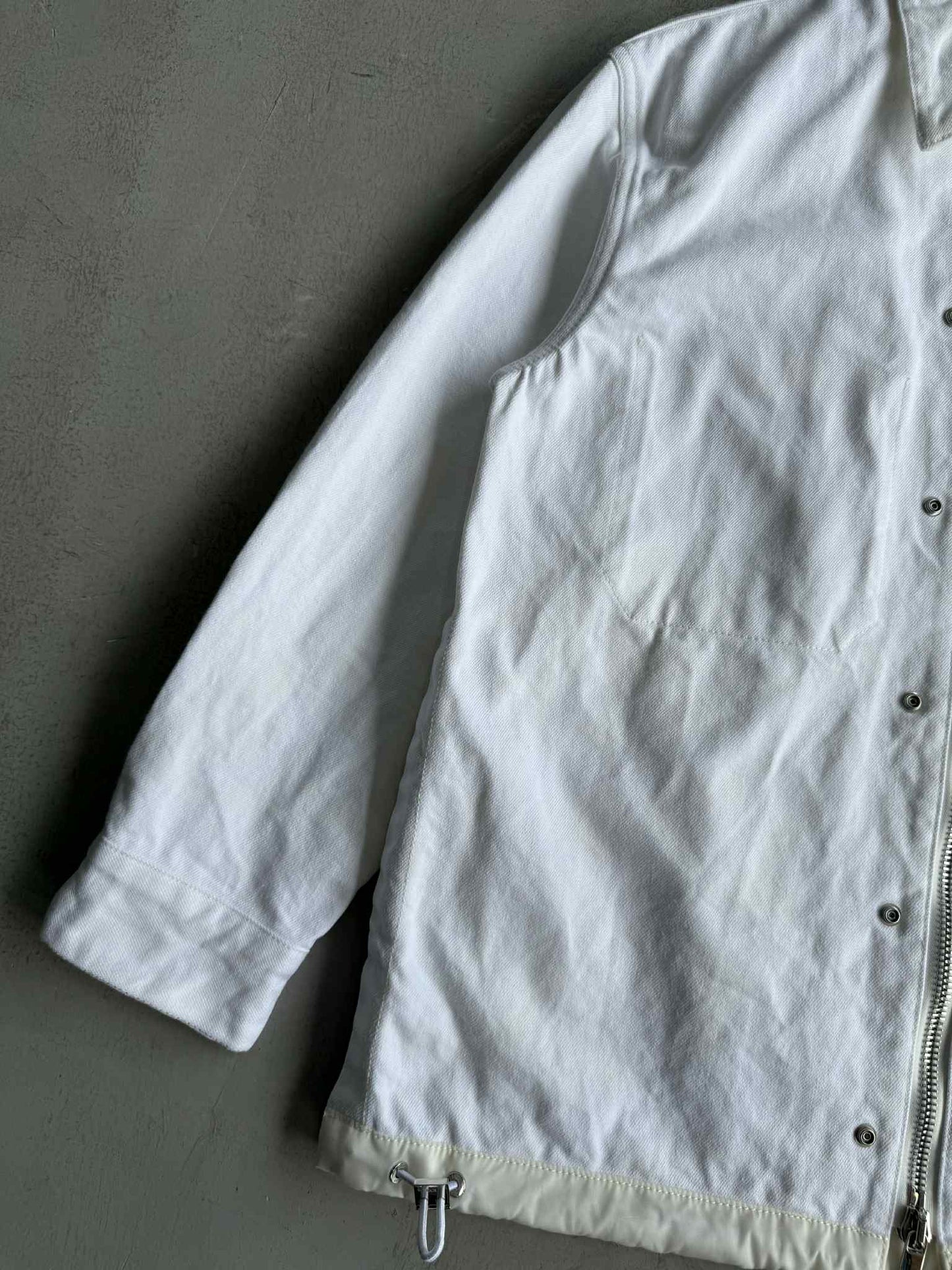 Dior X Sacai Zippered Longsleeve Casual Jacket