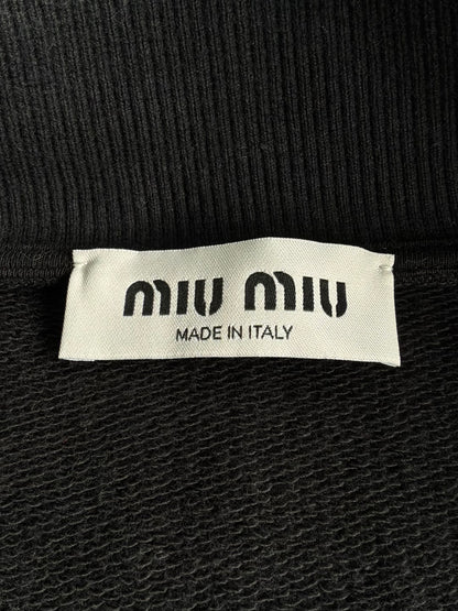 Miu Miu Half Zip Wool Crewneck