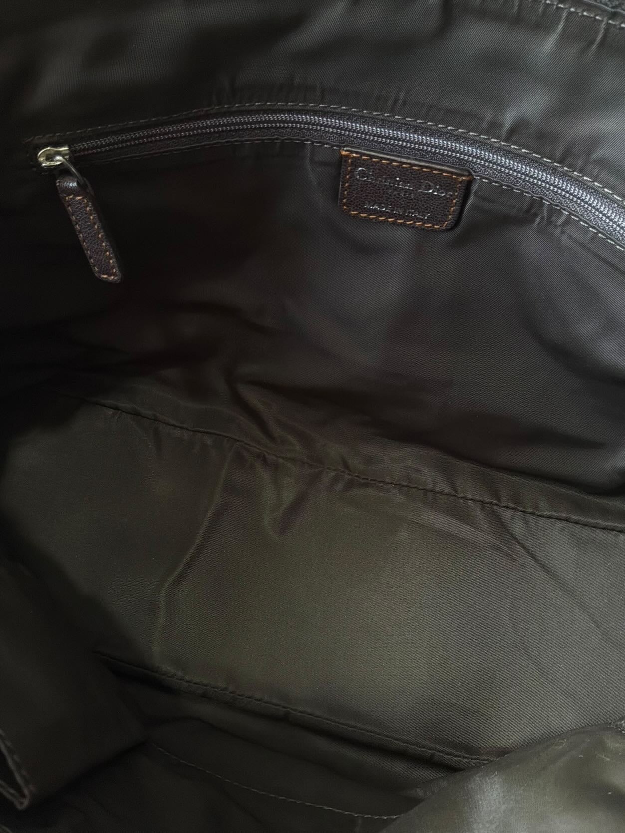 Dior Trotter Leather Boston Bag