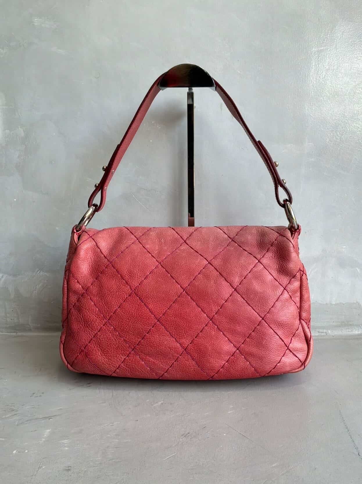 2009 Chanel On The Road Quilted Shoulder Bag
