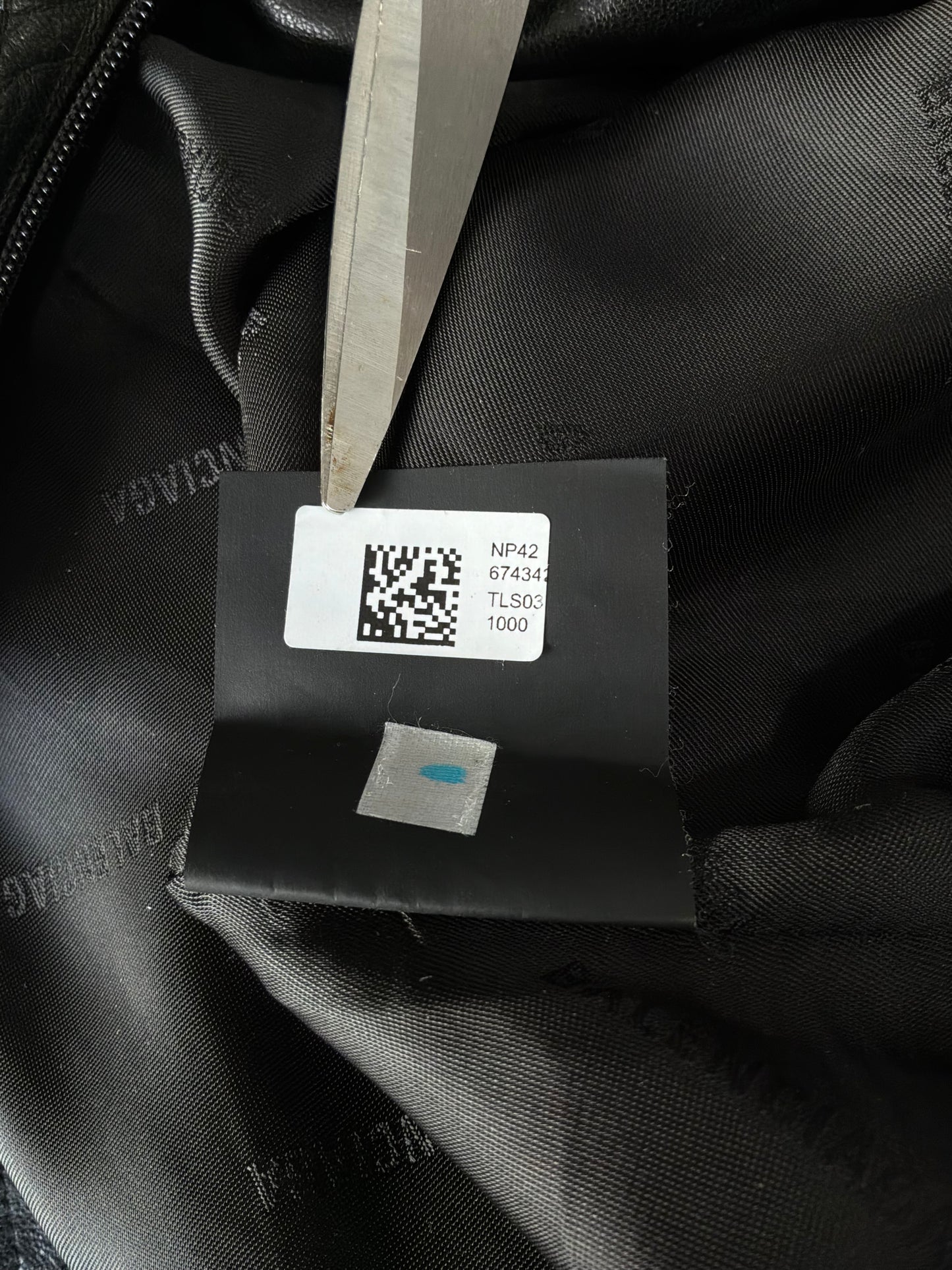Balenciaga Sample Wide Leather Pants