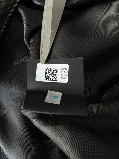 Balenciaga Sample Wide Leather Pants