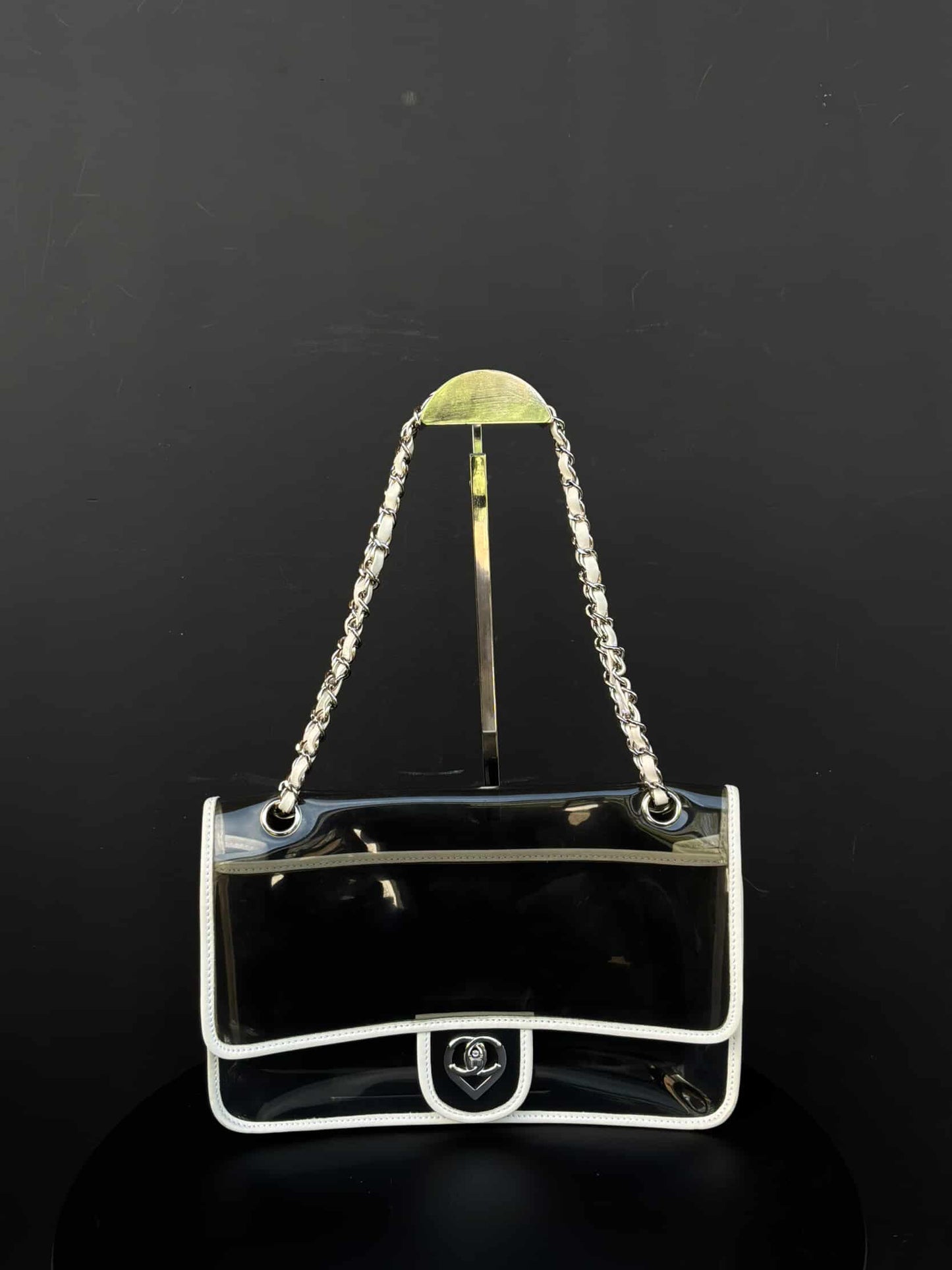 Chanel Heart CC PVC Flap Bag
