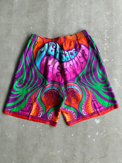 Versace Medusa Music Silk Shorts