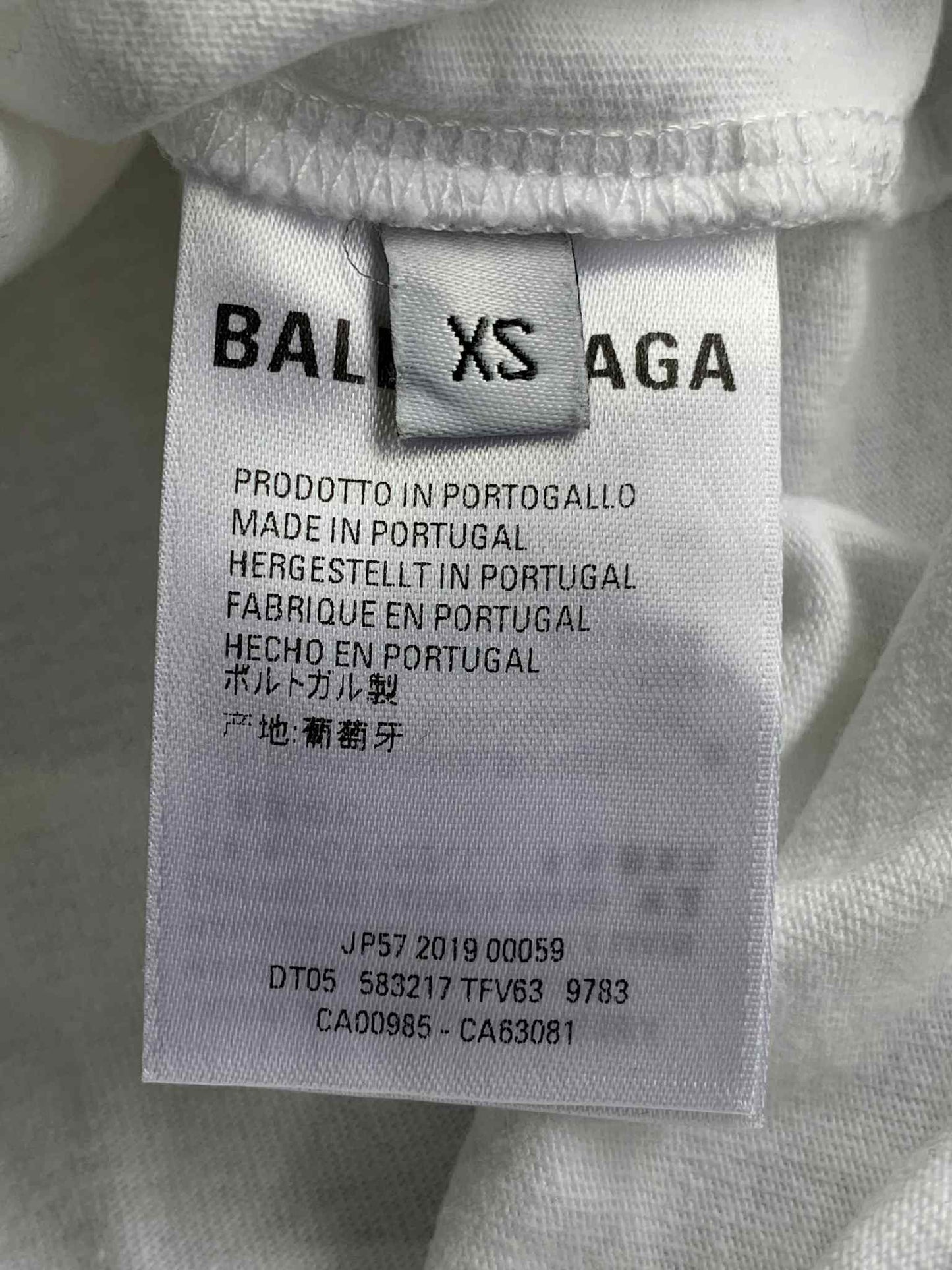 Womens Balenciaga Lipstick Script Tee
