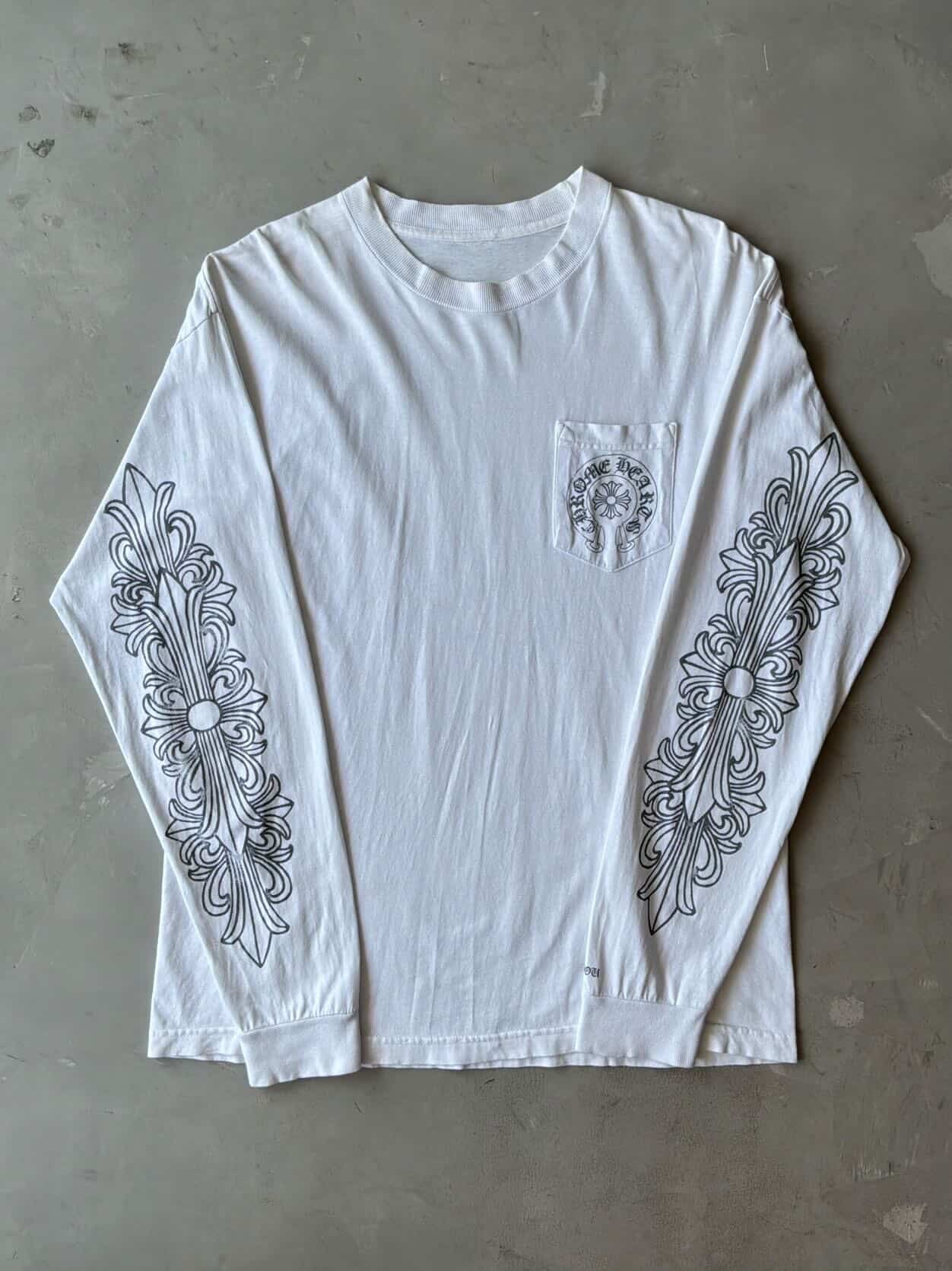 90s Chrome Hearts Hongkong Exclusive Floral Longsleeves