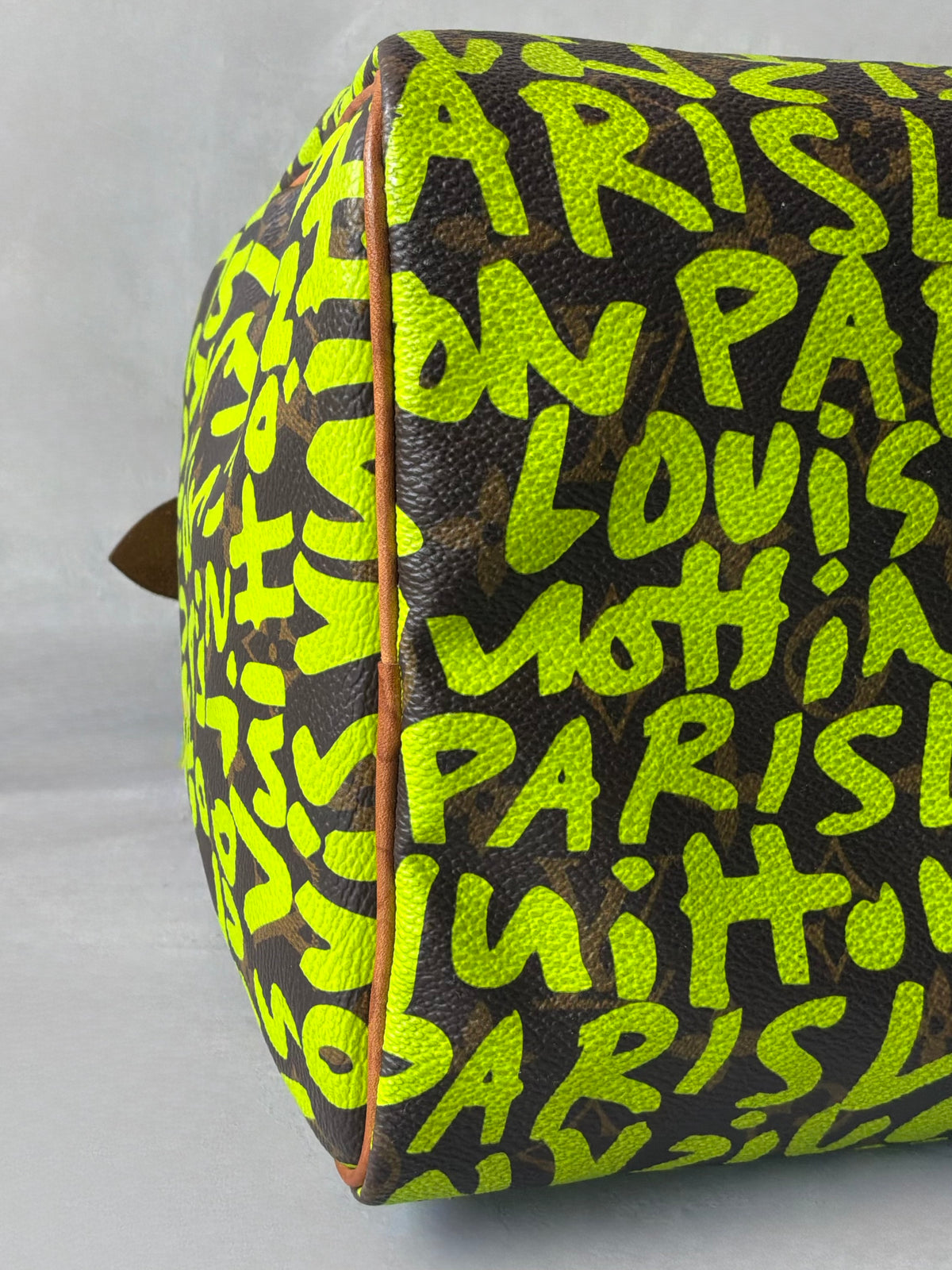 Louis Vuitton x Stephen Sprouse Green Graffiti Speedy 30 Bag
