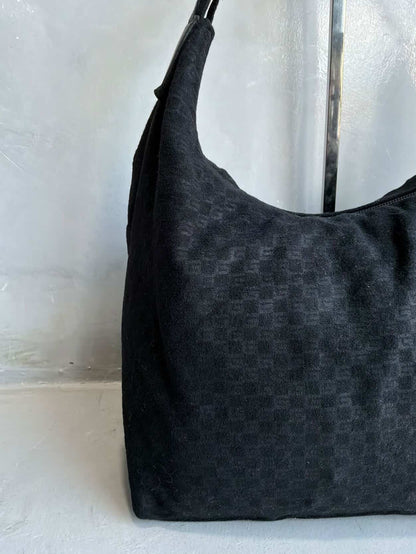 Gucci Monogram Canvass Cotton Hobo Bag