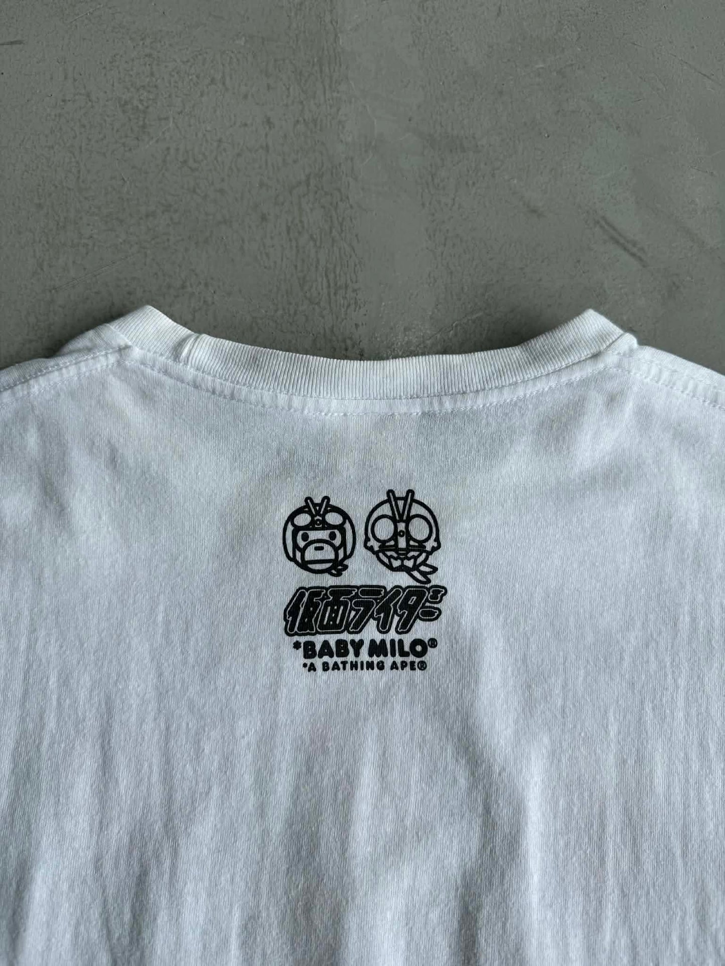 Bape Baby Milo X Shin Kamen Rider Tee