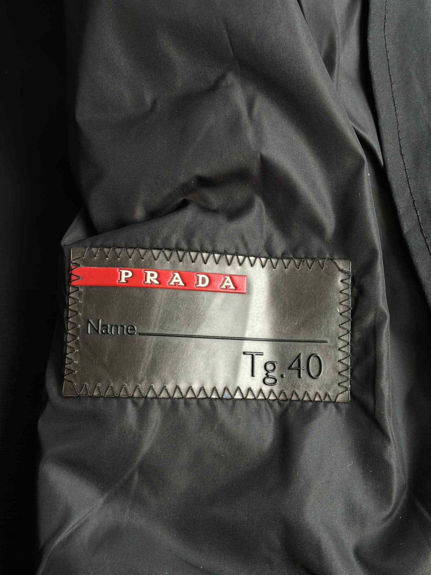 Prada Black Harrington Jacket