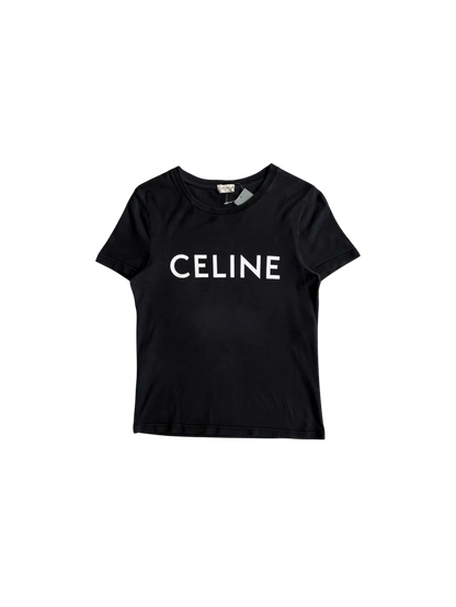 Celine Womens Script Tee